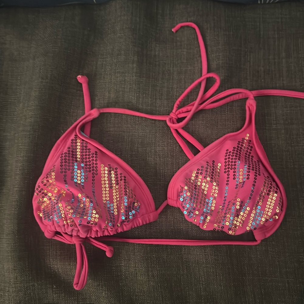 Pink Bikini Top Size S